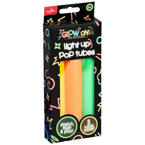 toys in a tube|Toy Mania Light Up Pop Tubes 3.